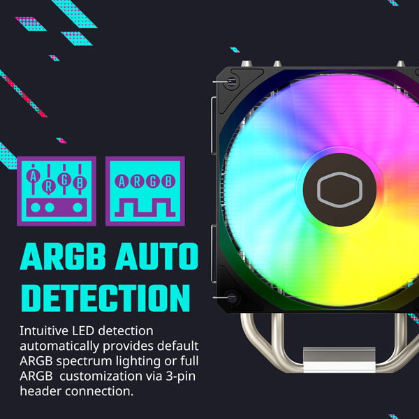 Cooler Master Hyper 212 Spectrum V3 ARGB CPU Air Cooler